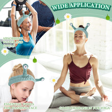 Load image into Gallery viewer, Spa Headband – Cute Palm & Snail Skincare Hair Band