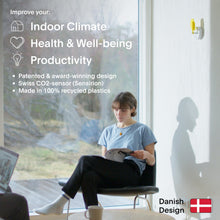 Load image into Gallery viewer, Birdie Indoor CO2 Air Quality Monitor (Yellow)