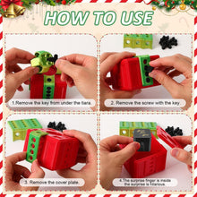 Load image into Gallery viewer, Annoying Screw-Top Prank Gift Box (Green & Red)