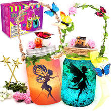 Load image into Gallery viewer, Magical DIY Fairy Lantern Jar Craft Kit