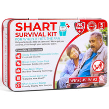 Load image into Gallery viewer, Shart Survival Kit – Gag Gift with Wipes, Underwear & Badge