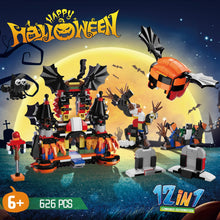 Load image into Gallery viewer, 12-in-1 Halloween Building Blocks Set (626 PCS) - Party Favors for Kids Ages 6-12