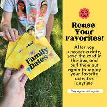 Load image into Gallery viewer, 40 Family Dates Scratch-Off Cards | Screen-Free Activity Game for Kids & Adults