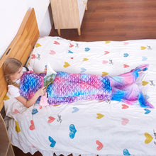 Load image into Gallery viewer, Mermaid Tail Blanket for Kids - Gifteee Unique & Unusual gifts, Cool gift ideas