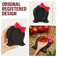 Load image into Gallery viewer, Silicone Spoon Rest – Fun Retro Wig Kitchen Utensil Holder