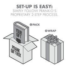 Load image into Gallery viewer, Prank Gift Box – "Yourinal" Funny Fake Present Box
