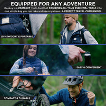 Load image into Gallery viewer, Keychain Multitool – 16-in-1 TSA-Safe EDC