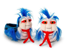 Load image into Gallery viewer, Labyrinth 'Ello Worm Plush Slippers | Cozy Novelty Indoor House Shoes