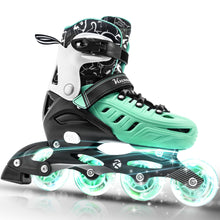 Load image into Gallery viewer, Adjustable Inline Skates with LED Wheels