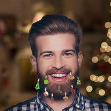 Load image into Gallery viewer, Christmas Beard Baubles Set - Colorful Ornaments for Beards