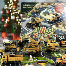 Load image into Gallery viewer, Construction Vehicles Advent Calendar for Kids