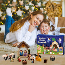 Load image into Gallery viewer, Nativity Scene Advent Calendar