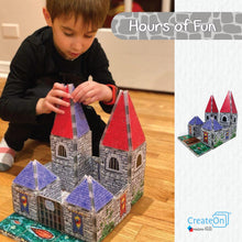 Load image into Gallery viewer, CreateOn Magna-Tiles Royal Castle Set
