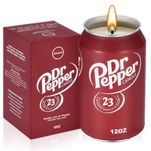 Load image into Gallery viewer, Soda Can Candle – Cherry-Scented Novelty Soy Candle