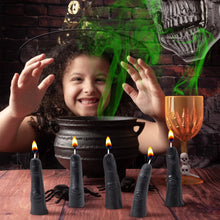Load image into Gallery viewer, Black Finger Scented Candle - Realistic Soy Wax Halloween Decor