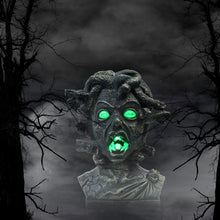 Load image into Gallery viewer, Animated Medusa Bust - Electronic Indoor/Outdoor Halloween Decoration