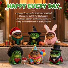 Load image into Gallery viewer, "Ugly-Cute" Grumpy Frog Garden & Home Statue