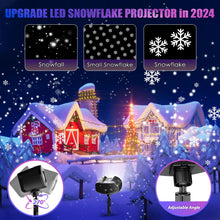 Load image into Gallery viewer, Snowflake Projector – Enchanting Winter Wonderland
