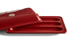 Load image into Gallery viewer, Ceramic Baguette Baker – Burgundy