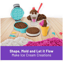 Load image into Gallery viewer, Kinetic Sand Ice Cream Treats Playset – Creative Sensory Fun