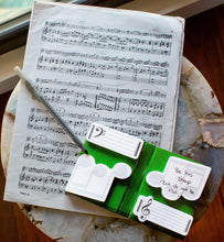 Load image into Gallery viewer, Musical Notes Sticky Notes Booklet