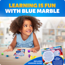 Load image into Gallery viewer, Blue Marble Bouncy Ball Science Kit