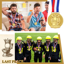 Load image into Gallery viewer, Last Place Medals – Funny Toilet Trophy 6-Pack Gag Gift