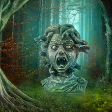 Load image into Gallery viewer, Animated Medusa Bust - Electronic Indoor/Outdoor Halloween Decoration