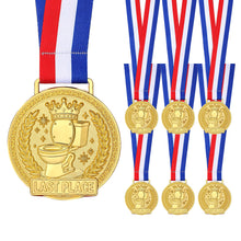 Load image into Gallery viewer, Last Place Medals – Funny Toilet Trophy 6-Pack Gag Gift