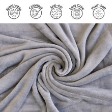 Load image into Gallery viewer, Wearable Blanket with Sleeves – Light Gray