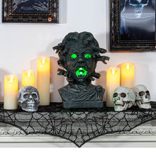 Load image into Gallery viewer, Animated Medusa Bust - Electronic Indoor/Outdoor Halloween Decoration