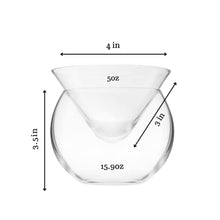 Load image into Gallery viewer, Stemless Martini Glasses with Chiller - Gifteee Unique & Unusual gifts, Cool gift ideas