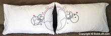 Load image into Gallery viewer, Couples Pillowcases - Gifteee Unique & Unusual gifts, Cool gift ideas