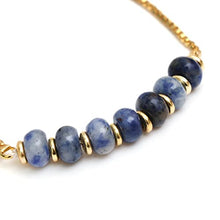 Load image into Gallery viewer, Natural Denim Sodalite Bolo Bracelet - Gifteee Unique & Unusual gifts, Cool gift ideas