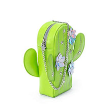 Load image into Gallery viewer, Unique Cactus Shaped Design Vegan Leather Crossbody Bag - Gifteee Unique & Unusual gifts, Cool gift ideas