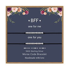 Load image into Gallery viewer, Friendship Morse Code Bracelets - Gifteee Unique & Unusual gifts, Cool gift ideas