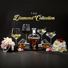 Load image into Gallery viewer, Diamond Shaped Decanter - Whiskey and Wine and Liquor - Gifteee Unique & Unusual gifts, Cool gift ideas