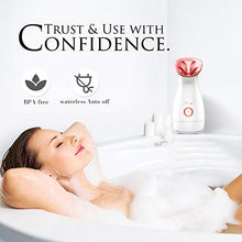 Load image into Gallery viewer, Warm Mist Atomizer Humidifier Moisturizing Face Spa - Gifteee Unique & Unusual gifts, Cool gift ideas