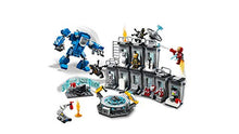 Load image into Gallery viewer, LEGO Marvel Avengers Iron Man Hall of Armor 76125 Building Kit Marvel Tony Stark Iron Man Suit Action Figures (524 Pieces), Standard, Multicolor - Gifteee Unique & Unusual gifts, Cool gift ideas