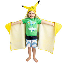 Load image into Gallery viewer, Pokemon Pikachu Bath/Pool/Beach Hooded Towel Wrap - Gifteee Unique & Unusual gifts, Cool gift ideas