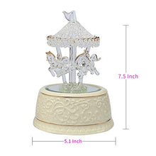 Load image into Gallery viewer, Crystal Carousel Horse Music Box - Gifteee Unique & Unusual gifts, Cool gift ideas