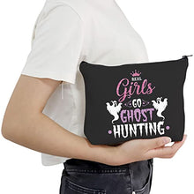 Load image into Gallery viewer, Girls Go Ghost Hunting Cosmetic Bag - Gifteee Unique & Unusual gifts, Cool gift ideas