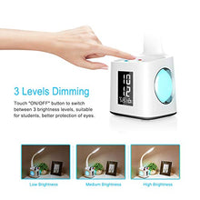 Load image into Gallery viewer, Study Desk Lamp with USB Charging Port, Calendar, & Dimmable Night Light - Gifteee Unique & Unusual gifts, Cool gift ideas