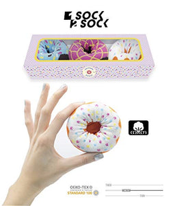 Donut Socks Gift Box (3 Pack Cotton)