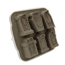 Load image into Gallery viewer, 3D Skull Tombstone Ice Cube Mold - Gifteee. Find cool &amp; unique gifts for men, women and kids
