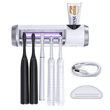 Load image into Gallery viewer, Toothbrush Holder & Cleaner with Fan Drying & 6min Timing Function - Gifteee Unique & Unusual gifts, Cool gift ideas