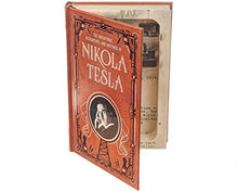 Load image into Gallery viewer, Nikola Tesla Handmade Book Safe - Leather-bound - Gifteee Unique & Unusual gifts, Cool gift ideas