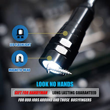 Load image into Gallery viewer, Flashlight with Telescoping Magnet Pickup Tool - Gifteee Unique & Unusual gifts, Cool gift ideas