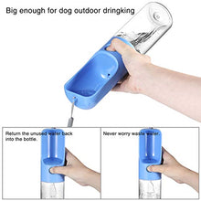 Load image into Gallery viewer, Portable Pet Water Bottle with Bowl Dispenser Drinking Feeder - Gifteee Unique & Unusual gifts, Cool gift ideas