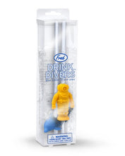 Load image into Gallery viewer, Dolphin and Diver Straw Set - Gifteee Unique & Unusual gifts, Cool gift ideas
